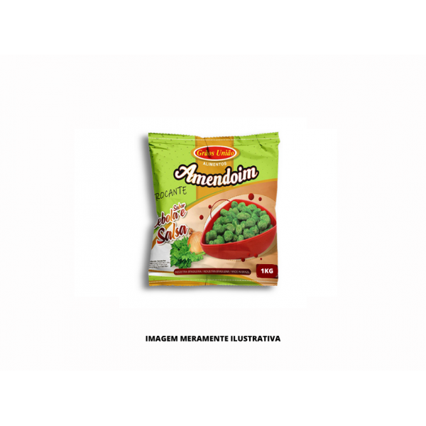 AMENDOIM - WANLU - 1Kg CROCANTE CEBOLA E SALSA